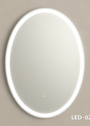 LumiOval 103 Frameless LED Mirror