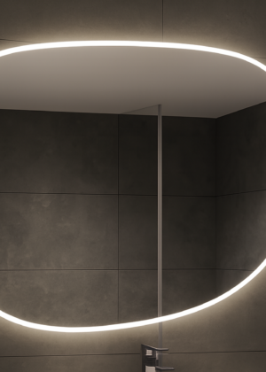 LumiEdge 105 Frameless LED Mirror,
