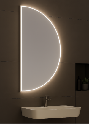 LunaGlow Frameless LED Mirror “Elegance illuminated, clarity redefined.”