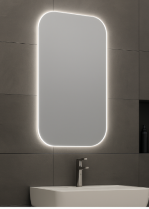 LumiEdge 107 Frameless LED Mirror