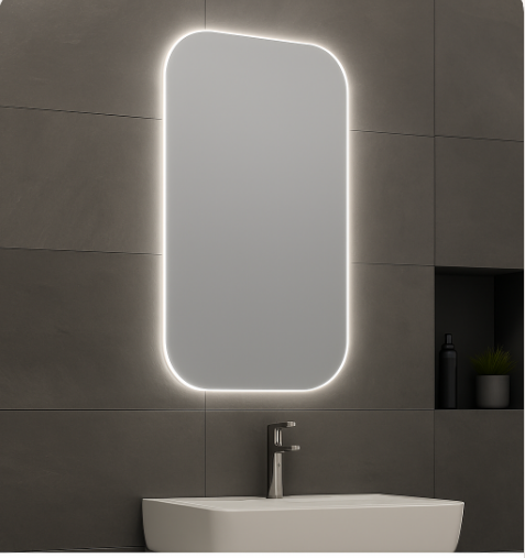 LumiEdge 107 Frameless LED Mirror