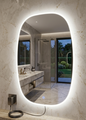 Aurelia Glow Frameless LED Mirror